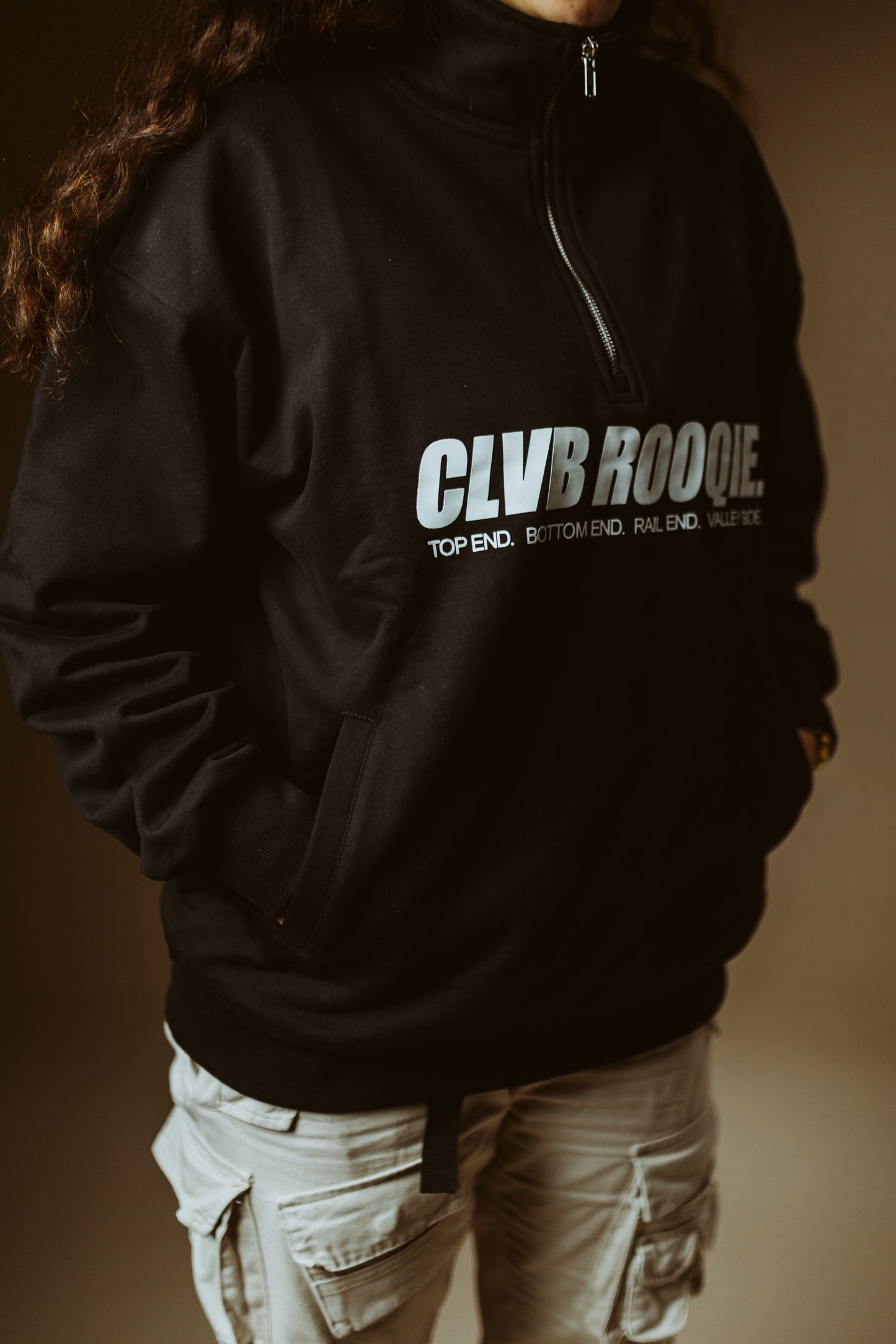 Black Quarter Zip
